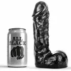 All Black Model AB19 dildo – 19 cm (7.5″) – juodas — Nuotrauka 1