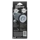 Milk Master Grip-N-Stroke vibruojantis vaginos masturbatorius su siurbtuku – pilkas — Nuotrauka 3