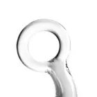 Kiotos stikla dildo – 14.5 cm (5.7″) – Caurspīdīgs — Foto 4