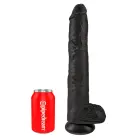 King Cock 14 Realistic Dildo with Balls and Suction Cup – 35.6 cm (14″) – Skin — Photo 2