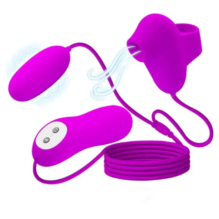PRETTY LOVE Vibro-Bullets двойной стимулятор – фиолетовый