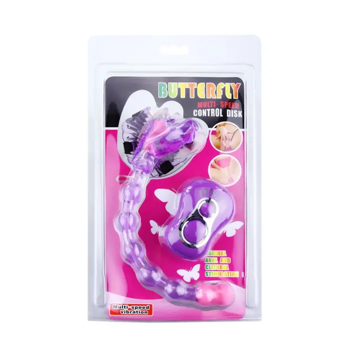 BAILE Butterfly strap-on vibrators – 7 vibrācijas funkcijas Foto 7