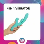 Good Vibes Only Lisa Dual-Action vibrators ar kustību – 22 cm (8.5″) – rozā — Foto 4