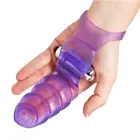 Double Vibrating G-Spot Glove – 16 cm (6.25″) – Purple — Photo 2