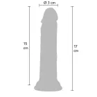 Реалистичный дилдо с присоской – 17 cm (6.7″) – Черный — Фото 2