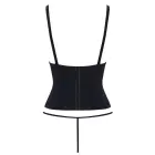 Cottelli Party Open Cup Corset with Adjustable Buckles and String – Black – S — Photo 8