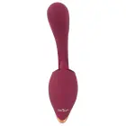 Javida divfunkciju vibrators ar laizīšanas stimulatoru – 20.6 cm – rozā — Foto 6