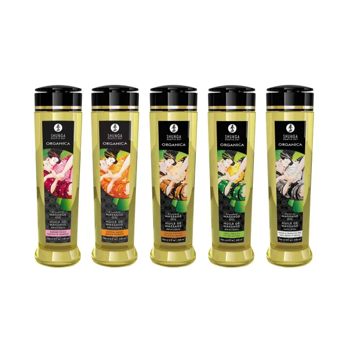 Organica Kissable Massage Oil – Raspberry – 240 ml
