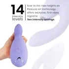 Womanizer Duo 2 divu darbību gaisa pulsa stimulators un vibrators – violets — Foto 5