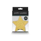 Mirdzošas zvaigžņu krūšu galu uzlīmes (2 pāru iepakojums) – melnas Foto 3