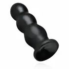 BUTTR Tactical III didelis gyslotas analinis kištukas su plokščiu siurbtuku – 18.5 cm – Juodas — Nuotrauka 3