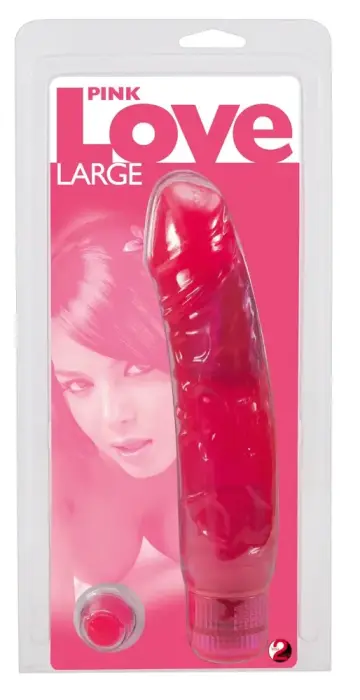 Pink Love Большой вибратор – 22 cm (8.7″)
