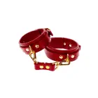 TABOOM Faux Leather Ankle Cuffs – Red — Photo 1