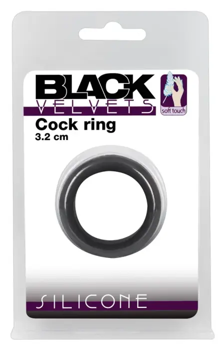 Black Velvets peenis võru – 3.2 cm – must