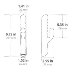 Lovense Velvo вращающийся кролик-вибратор – 24.7 cm (9.7″) — Фото 6