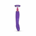 EasyToys Intimate Vacuum System & Dual-Ended dubultais vibrators – violets — Foto 1