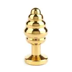 Spiralės formos analinis kištukas – S – Gold — Nuotrauka 4