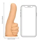 Pöidla kujuline dildo – 14.5 cm (5.7″) – nahavärv — Foto 7