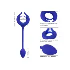 Admiral Weighted Cock Ring – Blue — Photo 4