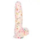 Party Boy tekstūrinis dildo – 15.25 cm (6″) – spalvotas — Nuotrauka 2