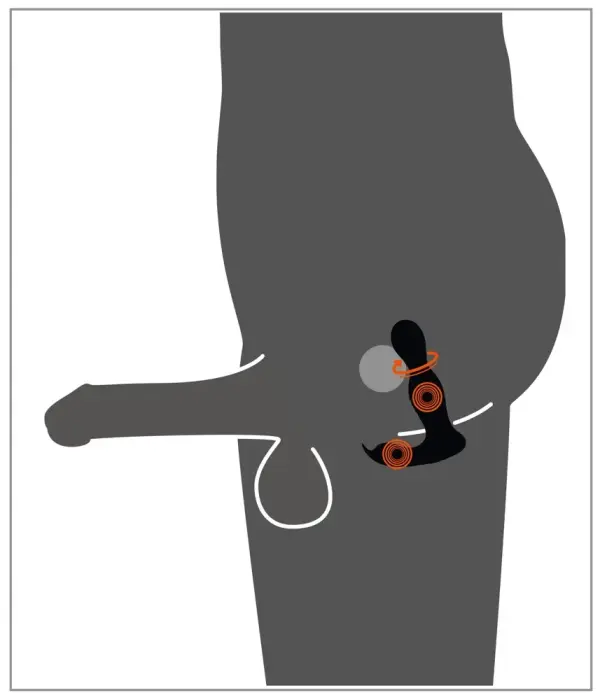 Rebel RC анальная пробка – 13.7 см – Черный Фото num