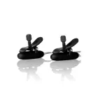 Vibrējošs apsildāms krūtsgalu kairinātājs – melns Foto 2