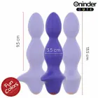 ONINDER Cute vibrējošs anālais spraudnis – 13.5 cm – Violets — Foto 2