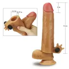 Love Toy Natural Vibrating Silicone Extender – 19 cm (7.5″) – Skin — Photo 2