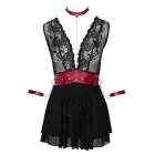 Cottelli Bondage Babydoll S with Removable Restraint System – Black/Red – S — Photo 6