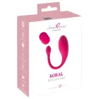 beau coeur Koral vibruojantis rutuliukas su nuotoliniu valdymu – 20 cm – rožinis — Nuotrauka 1