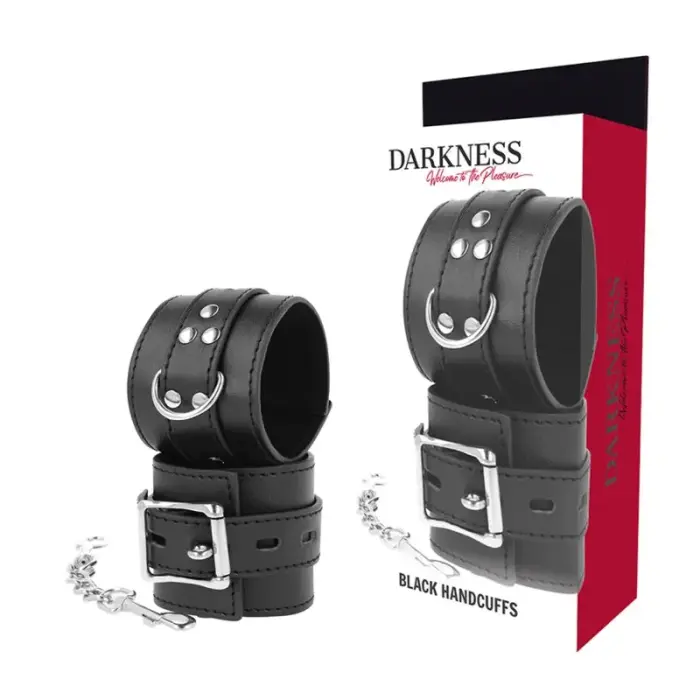 Darkness Premium наручники из искусственной кожи – регулируемые – чёрные