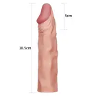 Pleasure X Tender - Penis Sleeve - 19 cm - Skin — Photo 3