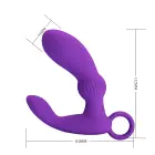 PRETTY LOVE Cayla violetinis dildo – 12 vibracijos funkcijų — Nuotrauka 6