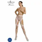 PASSION ECO S005 balts tīkliņa bodijs – viens izmērs — Foto 1