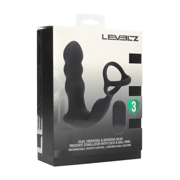 LEVELZ Vibes интимная система с двойным движением и пультом управления – Черный