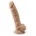 Silex-D Model 1 vibrējošs dildo – 20 cm (8″) – miesas krāsa — Foto 5