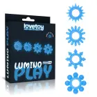 Lumino Play Penis Ring – glow-in-the-dark TPE penis ring – blue — Photo 1