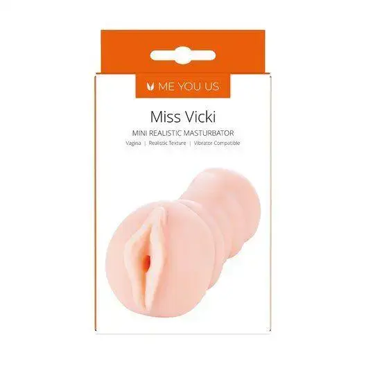 Me You Us Miss Vicki Mini reālistisks vagīnas masturbators – miesas krāsa