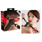 Silicone Penis-Design Ball Gag – Black — Photo 4