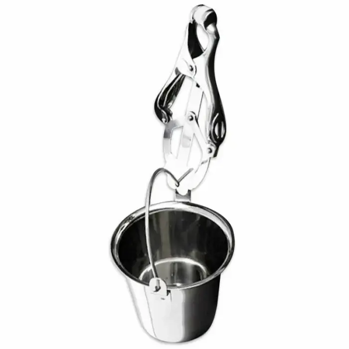 Metal Hard Stainless Steel Adjustable Clamp with Weight Tank 15.5cm