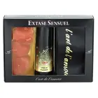 Extase Sensuel Orale Passion rinkinys – stimuliuojantis gelis 30 ml, kaukė ir plaukiojančios žvakės — Nuotrauka 2