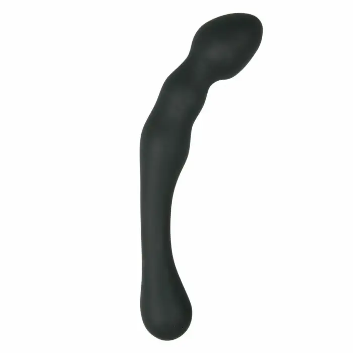 EasyToys Anal Explorer silikoninis lankstus analinis dildo – 16 cm (6.3″) – Juodas