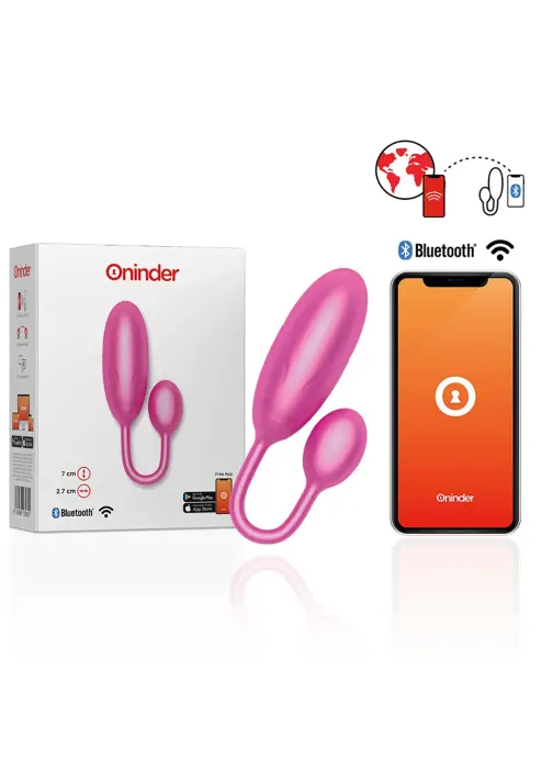 ONINDER Denver виброяйцо с управлением через app – розовое
