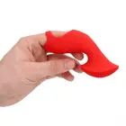 Teksturēts pirksta vibrators – Rītausmas sarkans — Foto 9