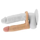 LoveToy The Ultra Soft Double – strap-on gredzena dildo – TPE – 5,8" — Foto 2