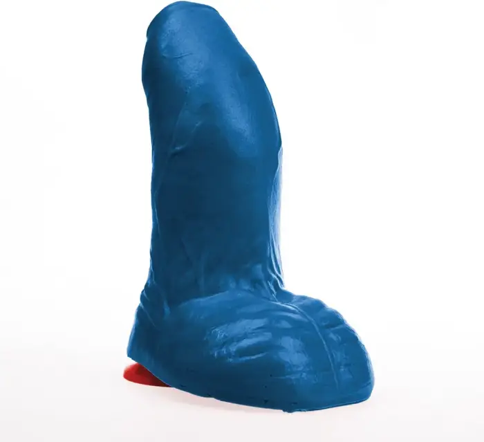 Buri M išlenktas dildo – 17 cm (6.7″) – mėlynas