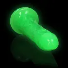 Slim reālistisks dildo ar piesūcekni – tumsā spīdošs – 20 cm (8″) — Foto 5
