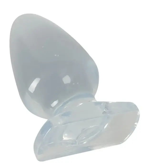 Kristāldzidrs liels spraudnis – 12.2 cm (4.8″) – Caurspīdīgs Foto 6