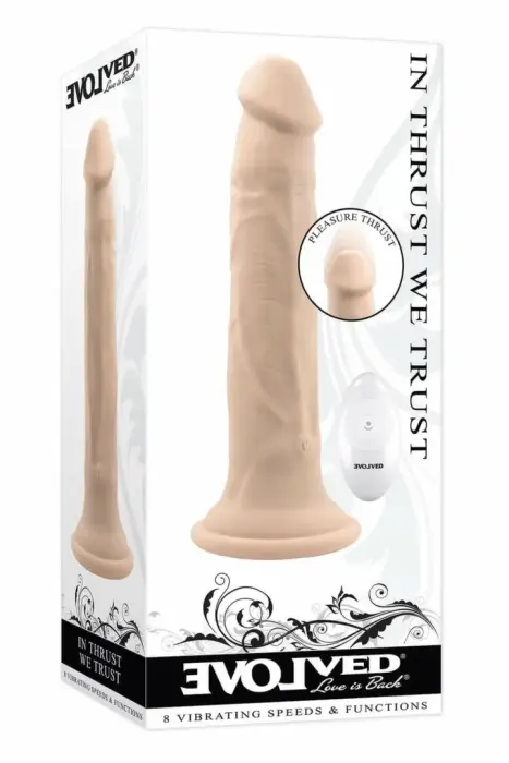 EVOLVED In Thrust We Trust вибратор с функцией толчков – 24.1 cm (9.5″)