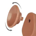 LoveToy Sliding Skin Dual Layer Dong – реалистичный дилдо – ТПЭ – коричневый – 19,0 см — Фото 7